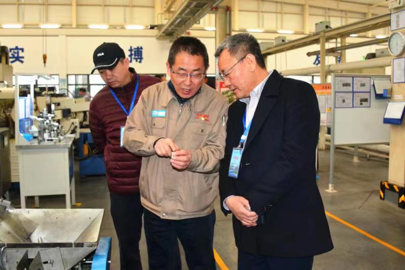 產(chǎn)教融合共促發(fā)展——蘭州理工大學(xué)機(jī)電工程學(xué)院院長(zhǎng)安宗文一行赴甘肅海林中科科技股份考察調(diào)研